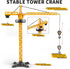 Kids Construction Truck Toys Set with Crane, Excavator, Forklift, Bulldozer, Dump Trucks, Cement Truck, Road Roller,