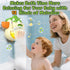 1-3 Lehoo Castle Bath Bubble Machine, Light Up Musical Bubble Bath Toys for Toddlers Automatic Bubble Maker for Bathtub