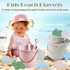 TGIQROVE 21Pcs Set, 2 2 16 1-3 Baby Beach Toys, Silicone Beach Toys, Baby Beach Essentials, Travel Friendly Beach