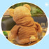 11.8 inches Teddy Bear Stuffed Animals - Soft Plush Cute Teddy Bear with Hoodie Doll for Boys Girls (Blue)