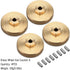 INJORA Brass Wheel Weights with 7mm Wheel Hex Hub for 1/24 RC Crawler Axial SCX24 AXI90081 Upgrades Parts,4pcs