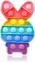 Woplagyreat Easter Bubble Fidget Toys, Kids Girls Boys Cute Bunny Sensory Toy Basket