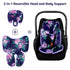 2-in-1 TANOFAR Carseat Head Support for Newborn, Soft Infant Car Seat Head Neck Body Support, Baby Car Seat Cushion