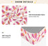Jynexis 52x28 Ice Cream Cute Pink Print Baby Crib Sheets, Cotton Fitted Crib Sheet, Soft Breathable, Fits Standard
