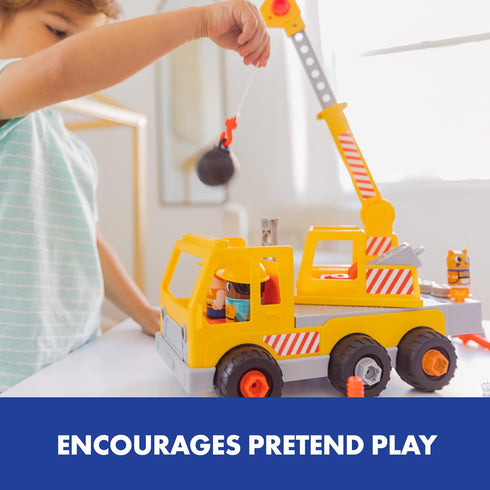 Set Set, 3+ Educational Insights Design & Drill Bolt Buddies Crane - Construction Toys & Toddler Tools, Kids Tool