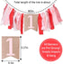 UOAOU 1st 1st High Chair Banner First Birthday Girl Highchair Banner Birthday Girlone Banner Birthday Girlone High