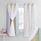 NICETOWN Star Curtains for Kids Room Girls Bedroom Decor, Light Blocking Voile