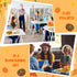 Chuangdi 75 Pcs Pumpkin Erasers Bulk, Fall Mini Novelty Party Pencil Erasers for Kids, Teacher Rewards