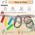 12 Pack, Sensory Chew Necklaces Stretchy Chewy Necklace Sensory Toys for Kids with Autism, ADHD, Biting, Teething