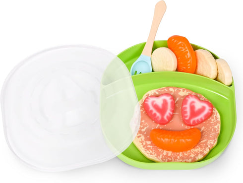 Play Kitchen Accessories for Toddlers 1-3, 11 Piece Play Food Set with