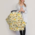 Broiteid Mushroom Baby Car Seat Canopy Cover Baby Stuff, Nursing Breastfeeding Covers Infant Carseat Cover for Boys