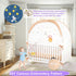 Pack Crib Tent to Keep Baby from Climbing Out, Wonderful Stars Breathable Pop-up Mosquito Net, Protable Baby Tent