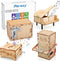 Poraxy 4 Set STEM Kits for Kids Ages 8-10, Music Box, Robot 3D Puzzle Educational Projects, Birthday Gifts for Boys &
