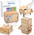Poraxy 4 Set STEM Kits for Kids Ages 8-10, Music Box, Robot 3D Puzzle Educational Projects, Birthday Gifts for Boys &