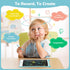 TECJOE 2 Pack LCD Writing Tablet, 8.5 Inch Colorful Doodle Board for Kids, Travel Games and Learning Toys