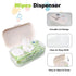 Eiszhjk Pack, Wipes Dispenser Compatible with Huggies Flip-Top Clear Refillable Wipe Container, Reusable Wipe Holder