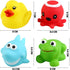 Toy(4 Pack), Yeonha Toys Bath Can Flashing Colourful Light, Floating Bath Toy, Light Up Bathtub Water Tub Toy for Pool