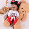 MAIHAO 22-Inch Lifelike Reborn Baby Doll, Soft Body Realistic African American Newborn Toddler Gift Box