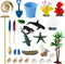 Beach Zen Garden Accessories Kit - Desktop Beach Fairy Garden Kit Sandbox