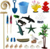 Beach Zen Garden Accessories Kit - Desktop Beach Fairy Garden Kit Sandbox