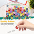 48 Pcs Paw Erasers, 8 Colors, Dog Birthday Party Favors, Cat Party Gifts, Welcome Back to School Supplies