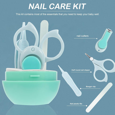 Set Nail Clippers Nail Scissors with Metal Tweezers for Newborn Grooming and Style