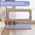 Baby Bed Rails Guard for Toddlers, 32" Adjustable Heights & Foldable Portable Bedrail for Queen, Full, King, Twin Beds
