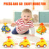 Car Toys for Toddlers 1-3, One Year Old Boy Birthday Gift, Pull Back City Vehicle Toys for Kids Party Favors