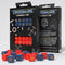 Crosshairs Compact D6: Cobalt & Red by Q-Workshop for RPG Board Games