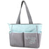 5 Set Baby Essentials Diaper Bag Tote Piece with Sun, Moon, and Stars, Wipes Pocket, Dirty Diaper Pouch, Changing Pad