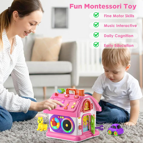 1 1 12-18 1-2 Vahome Musical Montessori Toys for Year Old Girl Gifts, First Birthday Gifts for Year Old Girl