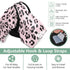 Dalzium Pinks Leopard Print Car Seat Cover Baby, Carseat Canopy Cover for Girl Boy, Breathable Baby Carrier Cover