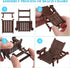 Abaodam Miniature Swimming Pool 5 Pieces Dollhouse Decoration with Beach Chair, Umbrella for DIY Fairy Garden