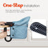 6-36 Hook On High Chair - Portable & Foldable for Babies Months, Family & Travel Use with Carry Bag(Sky Blue)