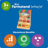 Set, Sets Learning Resources Mini Farmstand Sorting Play Food for Kids Kitchen, Grocery Store Pretend Play, Montessori