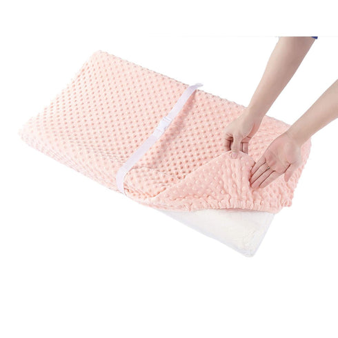 32"/34'' 16" Baby Changing Pad Cover, Super Soft Minky Dot Diaper Changing Table Covers for Baby Girls and Boys, Ultra