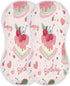 YETTASBIN Birthday Cake Muslin Baby Burp Cloth, Super Soft Absorbent Cotton Burp Rag Baby Bibs Feeding Cloth