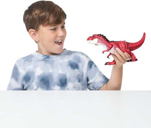 Robo Alive Dino Action T-Rex by ZURU Dinosaur Toys, Real Biting Action, Lifelike Roars Sound, Robotic Interactive