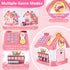 DELUTIQUE 1 1 8 1 6-12 18 Toddler Girl Toys for Year Old, Montessori Toys for Year Old Girl Birthday Gift, In Pink Baby