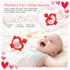 0-36 Valentines Heart Baby Teething Toys for Babies Months, Easy for Little Hands to Hold,Cupid Bow and Arrow Soft