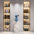 (12x12x15.7 inch; 30x30x40 cm) Acrylic Display Case for Collectibles Assemble Clear Acrylic Display Box with Mirrored