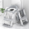 Zieyeen Potty Training Seat with Step Stool Ladder, Toddler Potty Training Toilet for