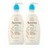 Aveeno Baby Daily Moisture Body Lotion for Delicate Skin, Natural Colloidal Oatmeal, Hypoallergenic, Twin Pack, 2 x 18
