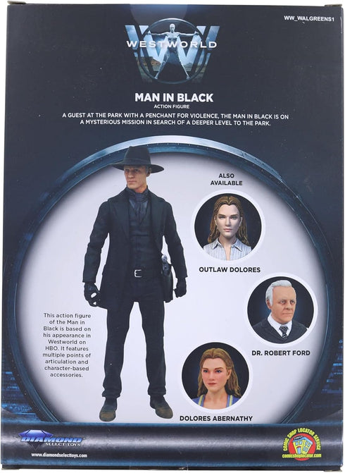 Westworld Man in Black Action Figure 7 inch