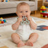 Store 3 Pack 0-6 0-12 0-24 0-36 Fu Coral Flower Ring Teether Baby Teething Toys Silicone Teether Ring Toys for Babies