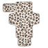 Animal Leopard Print Portable Diaper Changing Pad, Lightweight Waterproof Travel Changing Kit for Newborns