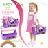 Kids Tool Set with Toy Drill and Tool Box, Construction Tools for Pretend Play Gifts for Toddlers Aged 3-7