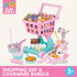 Set 3+ Battat Play Circle Shopping Cart & Grocery for Kids Toy Food Play Kitchen Pretend Play Years
