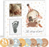 Little Keepsakes by YASHVEDH 5 24 Album 5, Baby Book Keepsake for New Born First Years, Baby Memory Book with Monthly