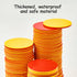 Plastic Two-Color Counters for Kids Math, 800 pcs Red and Yellow Double Sided Counters, Educational Toys